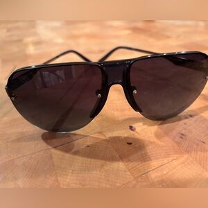 TOD’S Black Aviator Sunglasses